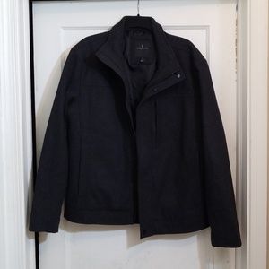 Mens London Fog Coat Charcoal Color size L